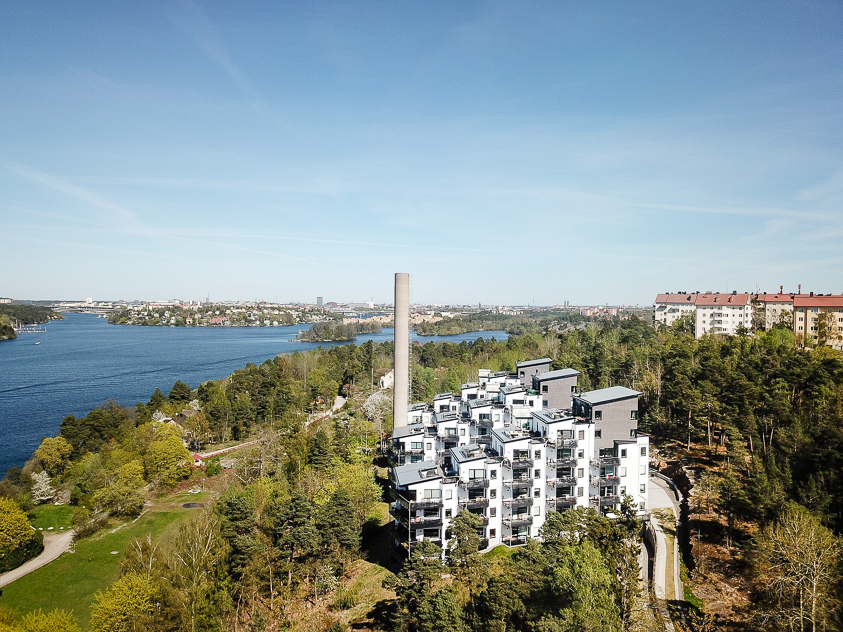 Mamsell Ullas Väg med utsikt över Stockholm